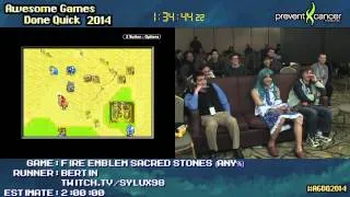 Fire Emblem: The Sacred Stones :: SPEED RUN Live (2:27:13) by Bertin #AGDQ 2014