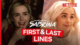 First and Last Lines Spoken By Chilling Adventures of Sabrina Characters