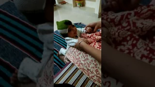 How to make 3 months old baby laugh