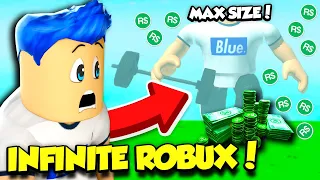 I'm Allowed To Spend INFINITE ROBUX To Reach MAX SIZE In Weight Lifting Simulator 4! (Roblox)