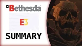 Bethesda E3 2019 Conference 6 Minute Summary