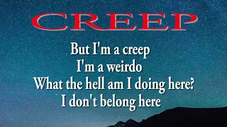 Creep male cover lyrics