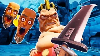 I Finally Defeat the Gorn King with a Giant Wiggly Sword in Gorn VR!
