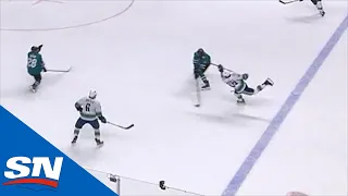 Quinn Hughes Spins, Walks The Line And Rips Slap Shot Past Martin Jones