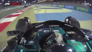 LANCE STROLL LOCK UP DURING FORMATION LAP