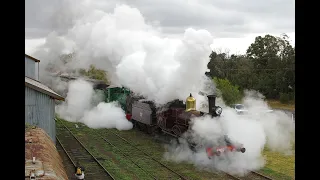 Australian steam locomotives 1709, 2705, 3112 & 3526 - Thirlmere - September 2005