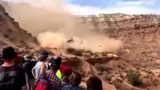 Paul Basagoitia Huge Crash At Red Bull Rampage 2015! - Rescue Helicopter!