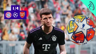 eFootball 2024 | Bayern Munich vs Arsenal | UEFA Champions League | Phil Gaming OP