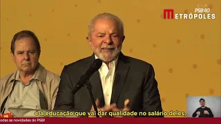 Lula: "Jovens não podem ter como razão de vida, roubar celular para vender e sobreviver"