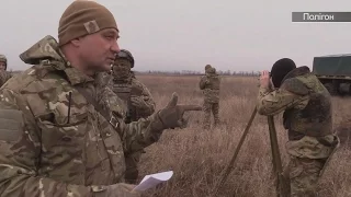 Навчання бійців полку АЗОВ з ведення бою із закритих позицій розрахунками АГС та СПГ