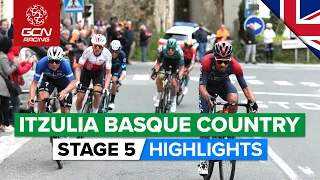 Breakaway Vs GC Stars On Steep Final Climbs | Itzulia Basque Country 2022 Stage 5 Highlights
