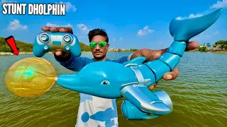RC Realistic Smart Dolphin Boat Unboxing & Testing - Chatpat toy TV