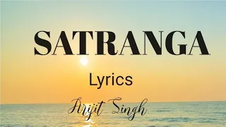 ANIMAL- Satranga (Lyrics) | Arijit | Ranbir Kapoor | Rashmika | Meetali Edits