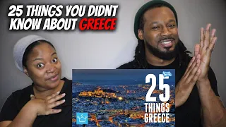 🇬🇷 American Couple Reacts "25 Things You Didn't Know About Greece"