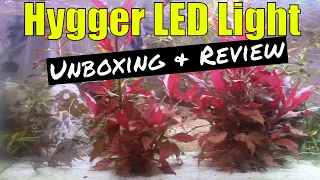 Aquarium Equipment Review: Hygger Aquarium Advanced Full Spectrum LED Light!