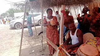 DOGBLO ORIGINAL DU PAYS DIDA GROUPE TRADITIONNEL " TEILA-TELA DE NEBO "