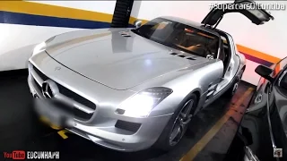 LOUD Mercedes SLS AMG with custom exhaust Onboard!
