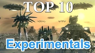 TOP 10 Most Powerful Experimentals Units - Supreme Commander 2