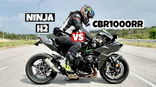 Kawasaki Ninja H2 vs Honda CBR1000RR