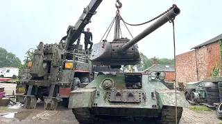 T-34/85 Restoration (Pt. 1) WE HAVE LIFT OFF!