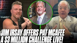 Colts Owner Jim Irsay Issues Pat McAfee A $3 Million Challenge LIVE On His Show