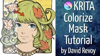 Tutorial: Coloring with "Colorize-mask" in Krita