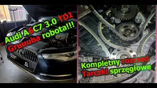 Gruba robota przy AUDI A6C7 3.0 TDI STUKI PRZY ZAPALANIU, PRZECIĄGANIE BIEGÓW W 0B5, PODNOSIMY MOC!