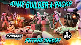 Star Wars The Vintage Collection | Army Builder 4-Packs! | Review & Future Ideas
