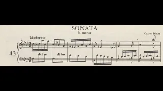 Carlos Seixas - Sonata No. 43 in F minor (Clavichord) w/ sheet music