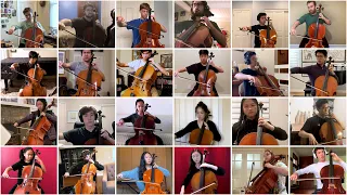Handel “Lascia ch'io pianga” for 25 cellos