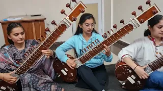 Raag Bhimplasi | Teen Taal | Meditative Sitar Band #jugalbandi #classical_music #meditationmusic