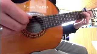 Europa Santana cover guitarra fingestyle + TAB.