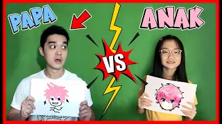 SPECIAL VIDEO !! LOMBA MENGGAMBAR PAPA VS ANAK !! Feat @sapipurba Roblox