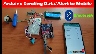 Arduino Sending Data / Alert to Mobile via Bluetooth