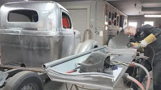 Fabricating a box from scratch for custom pickup truck ➜ stake pocket fab