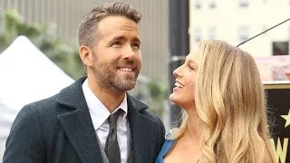 Blake Lively Stuns in a Cleavage-Baring Gown at Ryan Reynold's Walk of Fame Ceremony