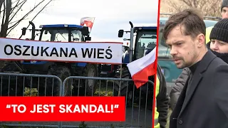 Kołodziejczak uderza w ministra rolnictwa i TVP | Protest rolników w Medyce