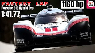 Porsche 919 Hybrid Evo Lap at Spa-Francorchamps Fastest Lap in 2018