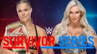 Ronda Rousey vs Charlotte Flair | Survivor Series | Full Match Simulation