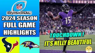 Baltimore Ravens vs Houston Texans FULL GAME 1/20/24 | AFC Divisional | NFL Playoffs Bracket