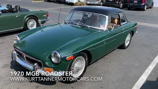 1970 MGB ROADSTER. BRITISH RACING GREEN.