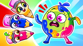 Funny Drawing Pencils Song ✏️🎨 Zombie Dance, Baby Shark + More Funny Kids Songs | Toony Friends