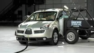 2006 Subaru Tribeca side IIHS crash test