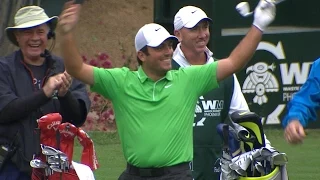 Francesco Molinari’s hole-in-one on No. 16 at Waste Management