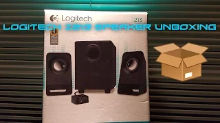 Logitech z213 Speaker Unboxing