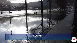 Moselhochwasser im Ferienland Cochem  04.02.2021