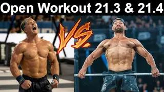 Noah Ohlsen vs Rich Froning 21.3 & 21.4 CrossFit Open Workouts | 2021 CrossFit Open