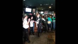 Culkin Irish Dancers at Duffy's Irish Pub in DC St. Pats Afternoon 2014