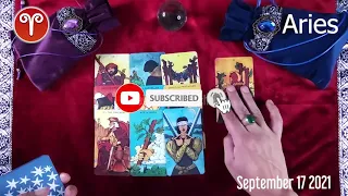 🔮 💫 Aries DAILY HOROSCOPE TODAY - September 17, 2021 ♈️ ❤️ 🌞 FREE TAROT READING for ARIES ✅ 💫 ⭐️
