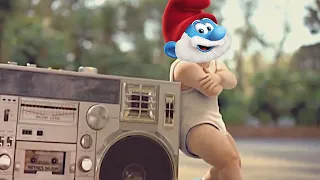 The Smurfs & Baby Dance - Coffin Dance Meme (Parody)